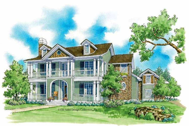 Dream House Plan - Victorian Exterior - Front Elevation Plan #930-221