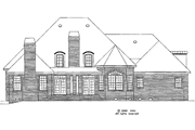 Colonial Style House Plan - 3 Beds 2.5 Baths 2955 Sq/Ft Plan #929-571 
