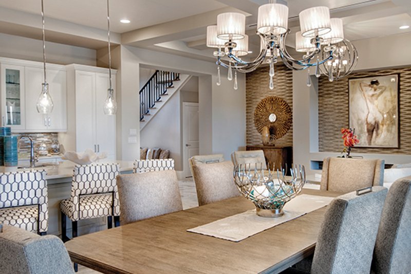 Dream House Plan - Interior - Dining Room 1 for Mediterranean House Plan #930-449 - 3 bed, 3.5 bath