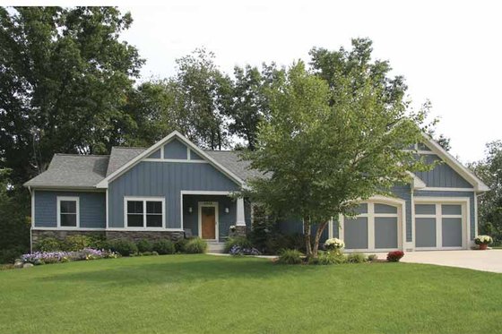 Exterior - Front Elevation 3 for Craftsman House Plan #928-147 - 4 bed, 3.5 bath