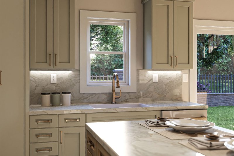 Home Plan - Interior - Kitchen 1 for Craftsman House Plan #455-231 - 3 bed, 3 bath