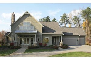 Exterior - Front Elevation 3 for Traditional House Plan #928-128 - 3 bed, 3.5 bath