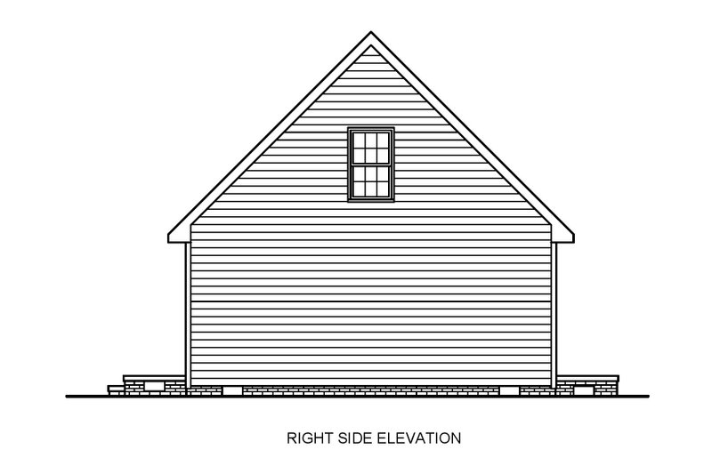House Plan Design - Exterior - Other Elevation 1 for Traditional House Plan #54-630 - 3 bed, 2 bath