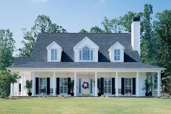 Exterior - Front Elevation 5 for Country House Plan #929-96 - 3 bed, 2.5 bath