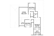 European Style House Plan - 3 Beds 2.5 Baths 2653 Sq/Ft Plan #56-199 