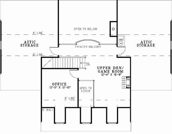 Home Plan - Country Floor Plan - Upper Floor Plan #17-3273
