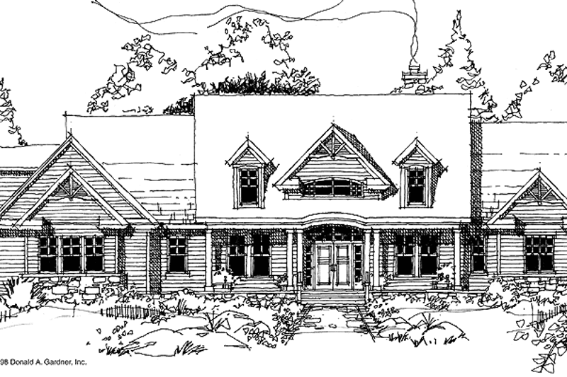 Dream House Plan - Exterior - Front Elevation 3 for Craftsman House Plan #929-422 - 3 bed, 3.5 bath