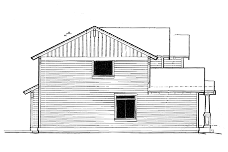 House Plan Design - Exterior - Other Elevation 1 for Craftsman House Plan #48-809 - 3 bed, 2.5 bath