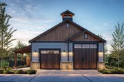 Country Style House Plan - 0 Beds 0 Baths 1602 Sq/Ft Plan #124-1449 Exterior 