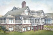 Country Style House Plan - 4 Beds 4.5 Baths 4932 Sq/Ft Plan #928-276 