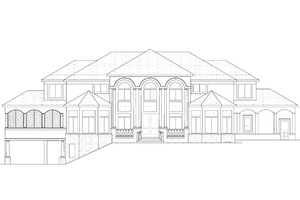 House Plan Design - Exterior - Front Elevation for Country House Plan #328-400 - 5 bed, 4.5 bath