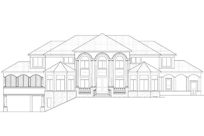 Architectural House Design - Country Exterior - Front Elevation Plan #328-400