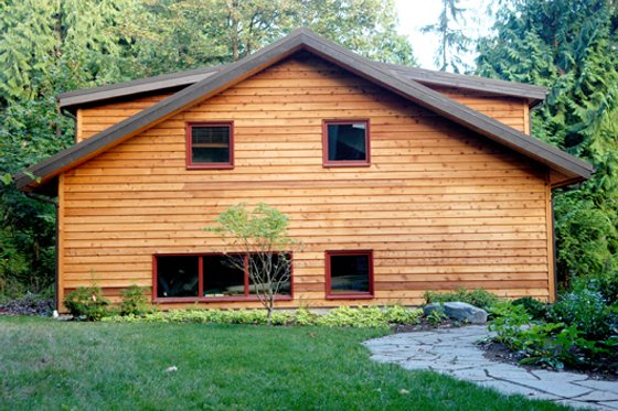 Exterior - Other Elevation for Contemporary House Plan #498-3 - 2 bed, 0.5 bath