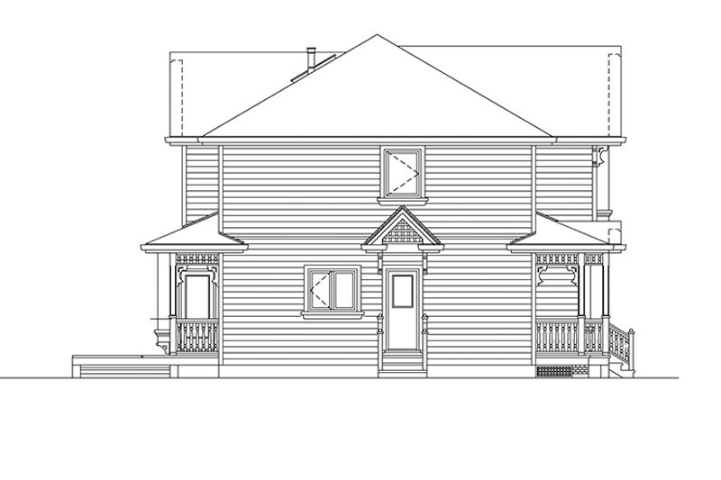 Dream House Plan - Exterior - Other Elevation 1 for Victorian House Plan #47-903 - 3 bed, 2.5 bath