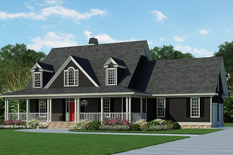 Dream House Plan - Country Exterior - Front Elevation Plan #929-215