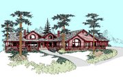 Craftsman Style House Plan - 4 Beds 3 Baths 3479 Sq/Ft Plan #60-436 