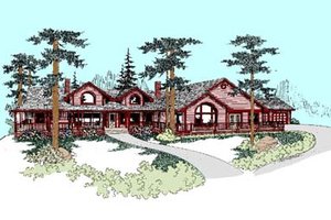 Craftsman Exterior - Front Elevation Plan #60-436