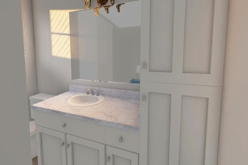 House Blueprint - Interior - Master Bathroom for Farmhouse House Plan #126-253 - 3 bed, 3 bath