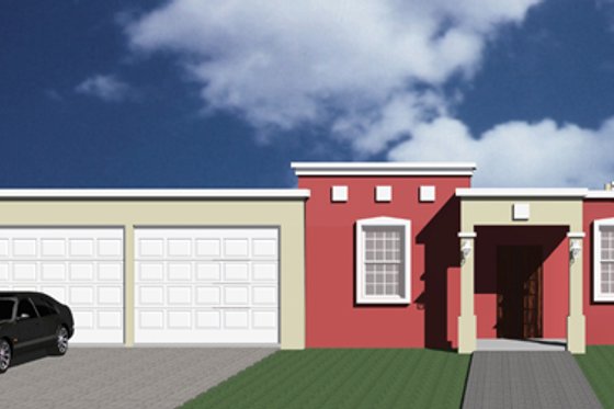 Exterior - Other Elevation House Plan #495-2 - 3 bed, 2 bath