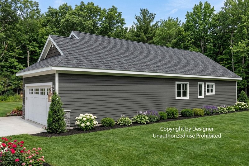 Home Plan - Exterior - Front Elevation 3 for Craftsman House Plan #51-1548 - 2 bed, 2 bath