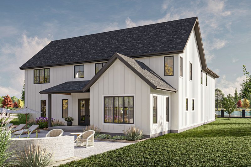 Dream House Plan - Exterior - Other Elevation for Traditional House Plan #455-557 - 5 bed, 3.5 bath