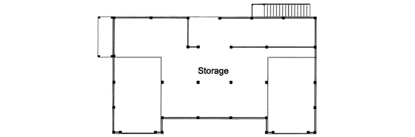 Country Floor Plan - Lower Floor Plan #115-127