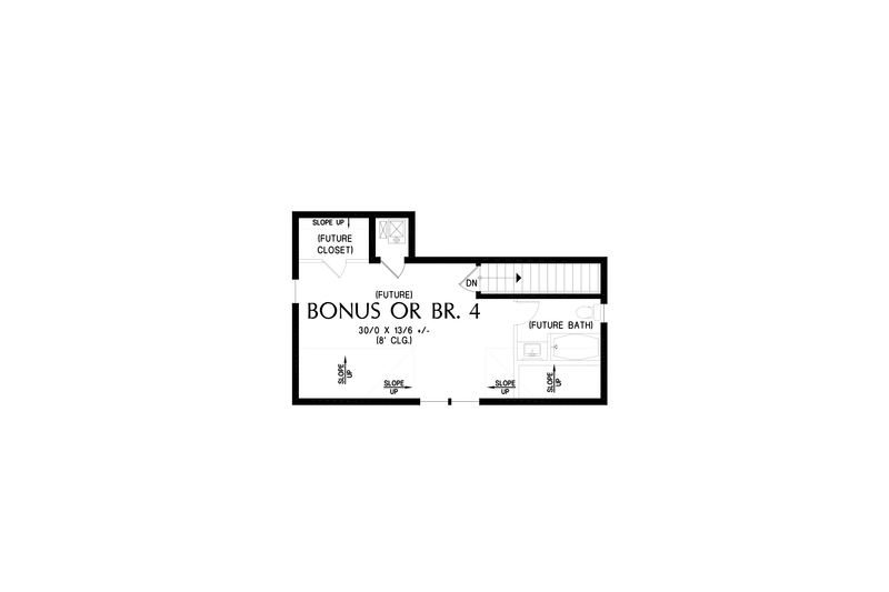 Dream House Plan - Floor Plan - Other Floor for Farmhouse House Plan #48-1197 - 3 bed, 2.5 bath