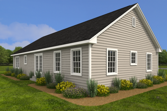 Exterior - Other Elevation 5 for Ranch House Plan #1082-7 - 3 bed, 2 bath