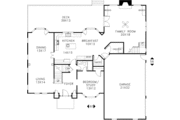 European Style House Plan - 5 Beds 4 Baths 2992 Sq/Ft Plan #56-217 