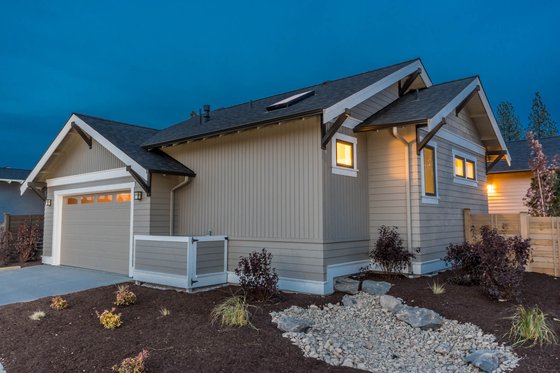 Exterior - Rear Elevation for Craftsman House Plan #895-82 - 3 bed, 2 bath