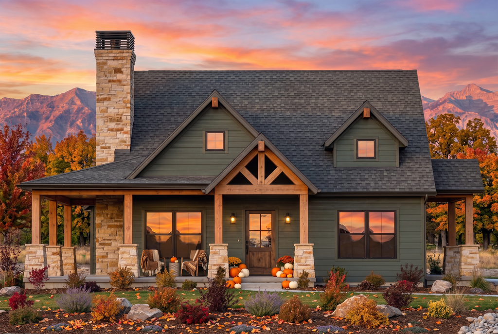 Exterior - Front Elevation 2 for Craftsman House Plan #1096-154 - 2 bed, 2 bath