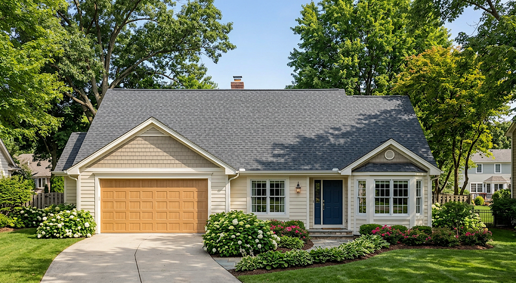 Exterior - Front Elevation 2 for Ranch House Plan #30-154 - 3 bed, 2 bath