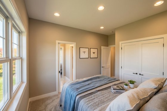Interior - Bedroom 2 for Farmhouse House Plan #51-1520 - 3 bed, 2.5 bath