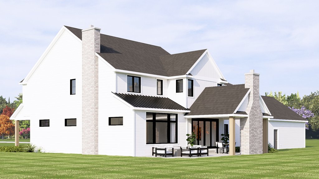 Exterior - Other Elevation for Farmhouse House Plan #1064-113 - 5 bed, 4.5 bath
