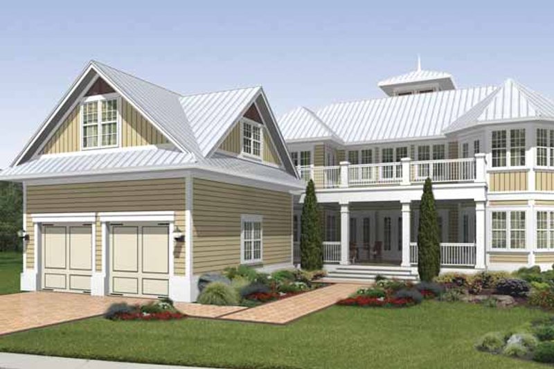 Dream House Plan - Exterior - Rear Elevation 1 for Country House Plan #930-408 - 3 bed, 3.5 bath