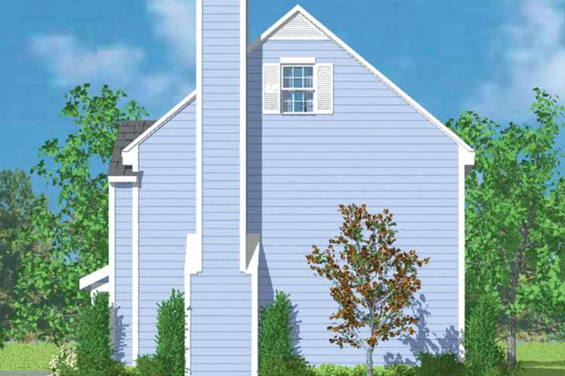 Home Plan - Exterior - Other Elevation for Colonial House Plan #72-1088 - 3 bed, 2.5 bath