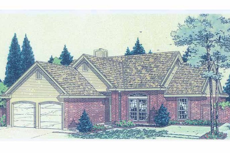 Dream House Plan - Ranch Exterior - Front Elevation Plan #310-1224