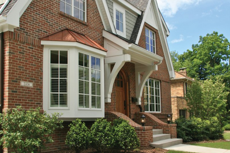 Architectural House Design - Exterior - Front Elevation 7 for Tudor House Plan #928-257 - 4 bed, 2.5 bath
