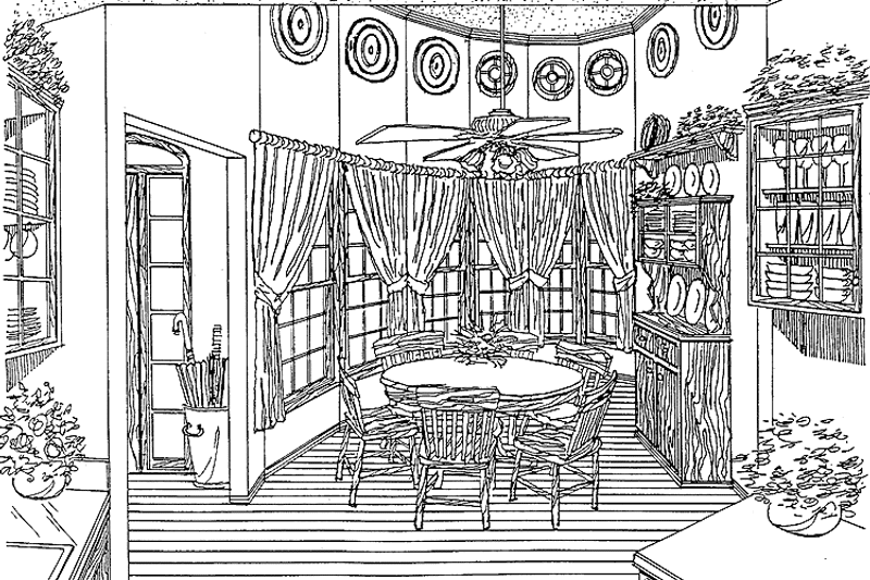 Home Plan - Interior - Dining Room for Victorian House Plan #314-196 - 3 bed, 2 bath
