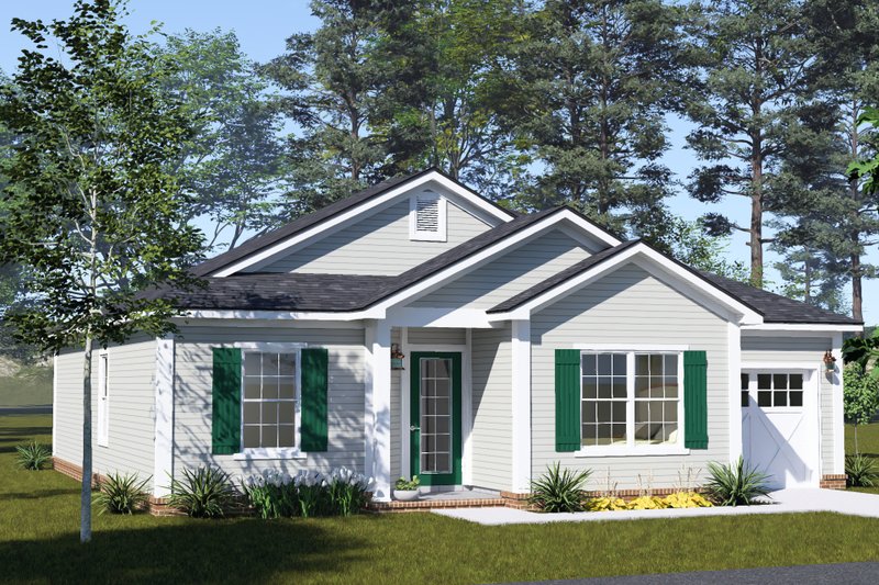Architectural House Design - Exterior - Other Elevation 1 for Modern House Plan #513-2469 - 3 bed, 2 bath