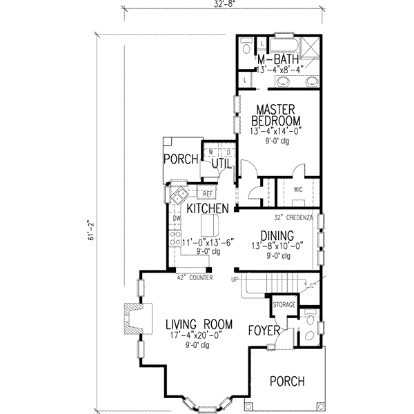Home Plan - European Floor Plan - Main Floor Plan #410-286