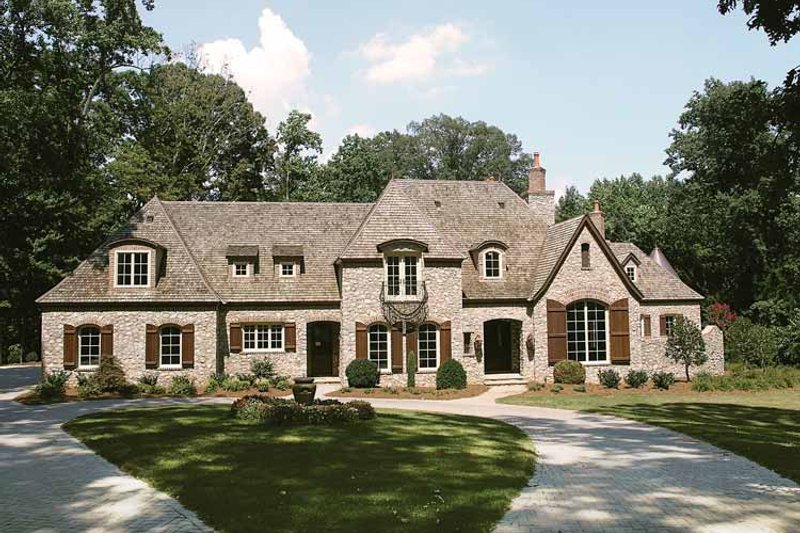 Architectural House Design - Exterior - Front Elevation 4 for European House Plan #453-378 - 6 bed, 6 bath
