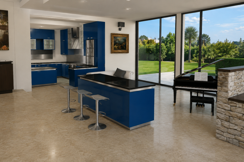 House Design - Interior - Family Room 1 for Modern House Plan #542-1 - 4 bed, 6 bath