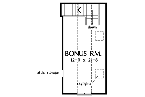 Floor Plan - Other Floor for Country House Plan #929-577 - 3 bed, 2 bath