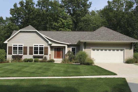 Exterior - Front Elevation 6 for Craftsman House Plan #928-125 - 2 bed, 2.5 bath