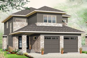 Contemporary Exterior - Front Elevation Plan #23-2608