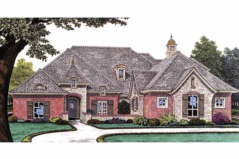Home Plan - Exterior - Front Elevation 3 for Country House Plan #310-1231 - 3 bed, 2.5 bath
