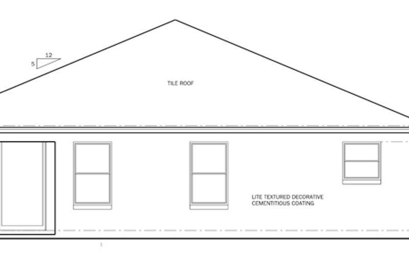 Home Plan - Mediterranean Exterior - Rear Elevation Plan #1058-57