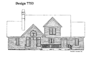 Country Style House Plan - 4 Beds 3.5 Baths 2363 Sq/Ft Plan #929-401 Exterior 