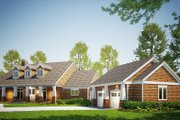 European Style House Plan - 5 Beds 4.5 Baths 4469 Sq/Ft Plan #17-2567 